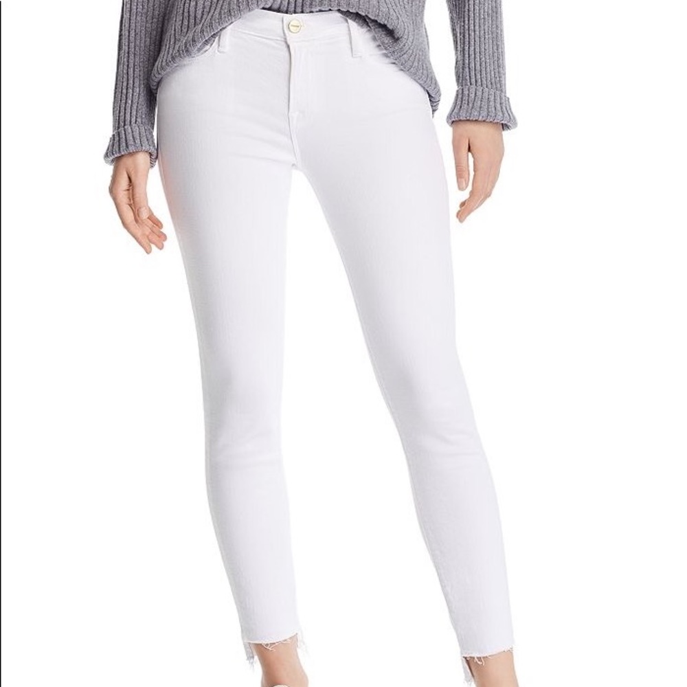 Frame le skinny de jeanne, white - size 28 (Never worn!)